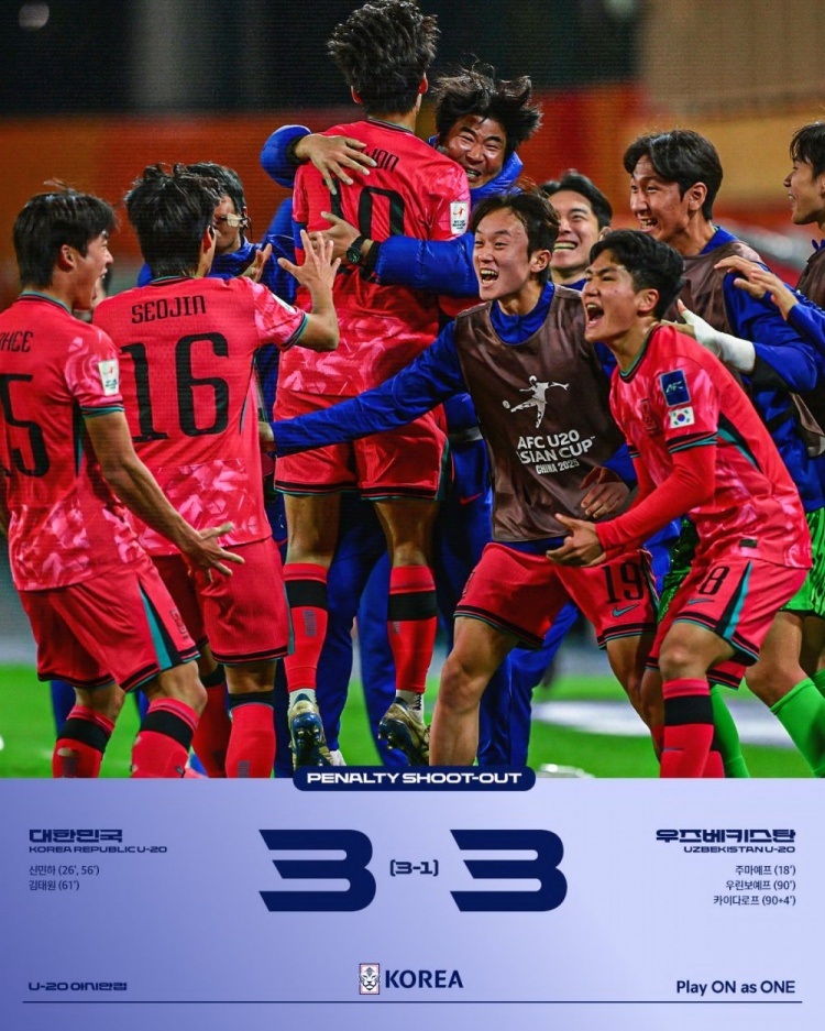 韓國(guó)U20門(mén)將：對(duì)撲點(diǎn)很有信心，訓(xùn)練中一度10次射門(mén)撲出8次