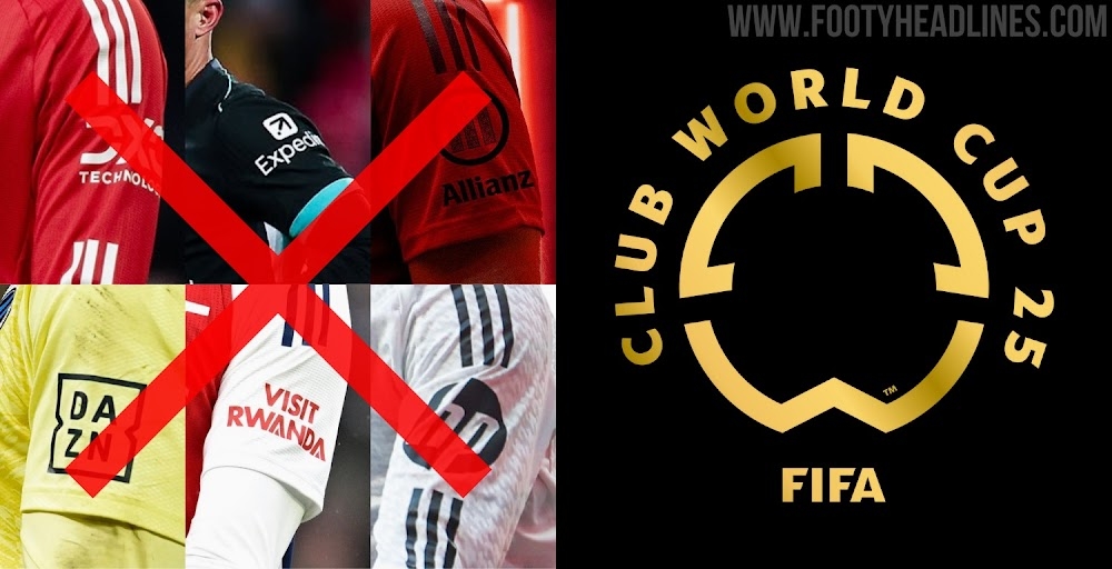 FIFA不允許世俱杯球隊(duì)有袖標(biāo)贊助，需貼上世俱杯徽標(biāo)