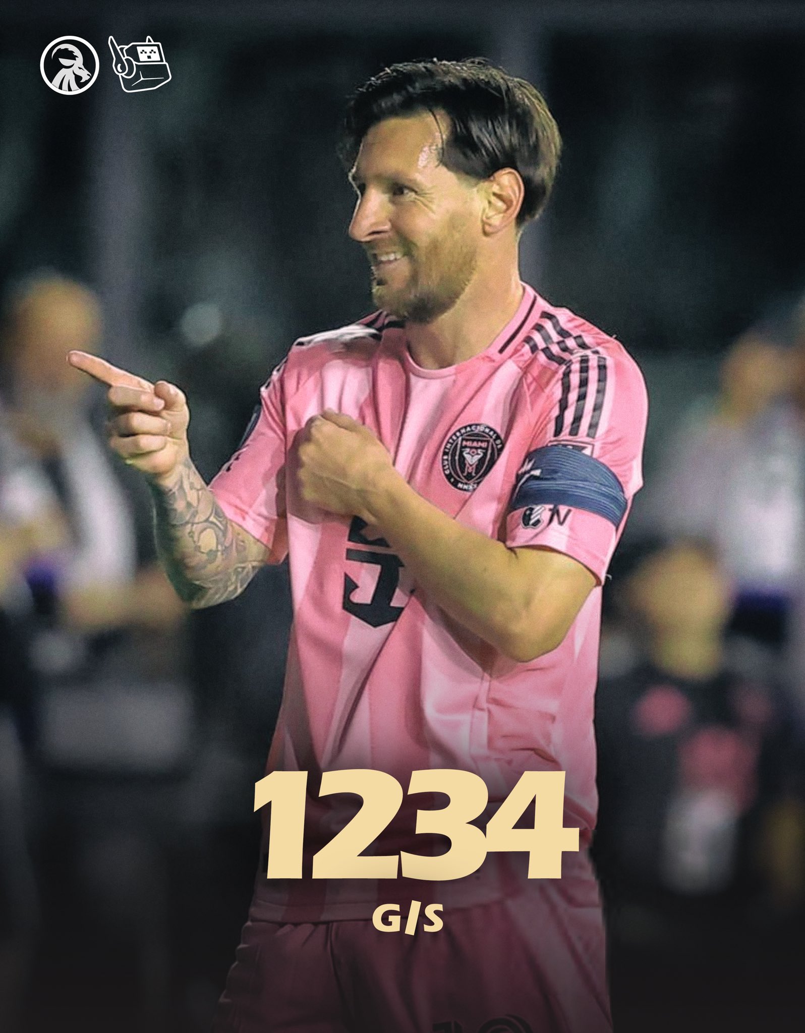 回歸即進球！37歲梅西生涯目前853球381助，參與進球數(shù)1234球！