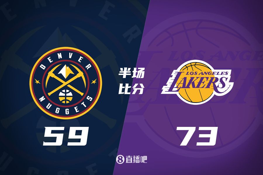 水銀瀉地的進攻火力次節(jié)暫緩！東契奇25分 湖人半場領(lǐng)先掘金14分