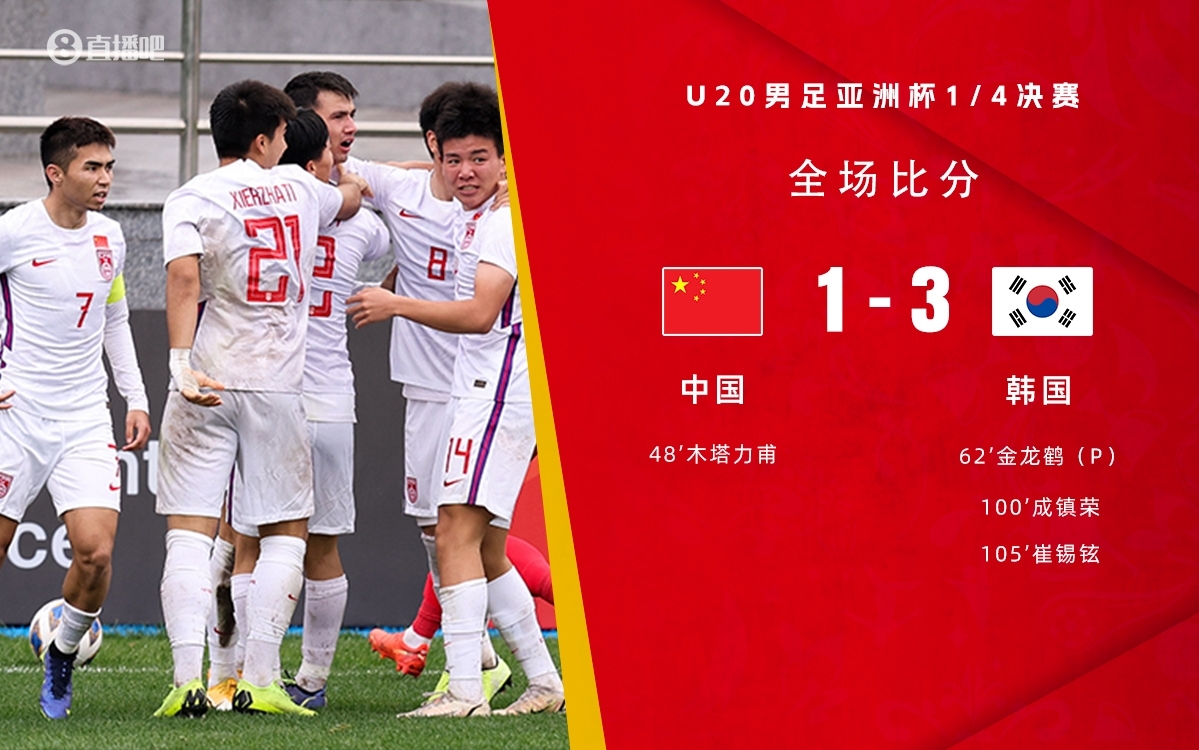 復(fù)仇！U22國(guó)足絕殺復(fù)仇韓國(guó)，2年前U20亞洲杯加時(shí)憾負(fù)無(wú)緣世青賽